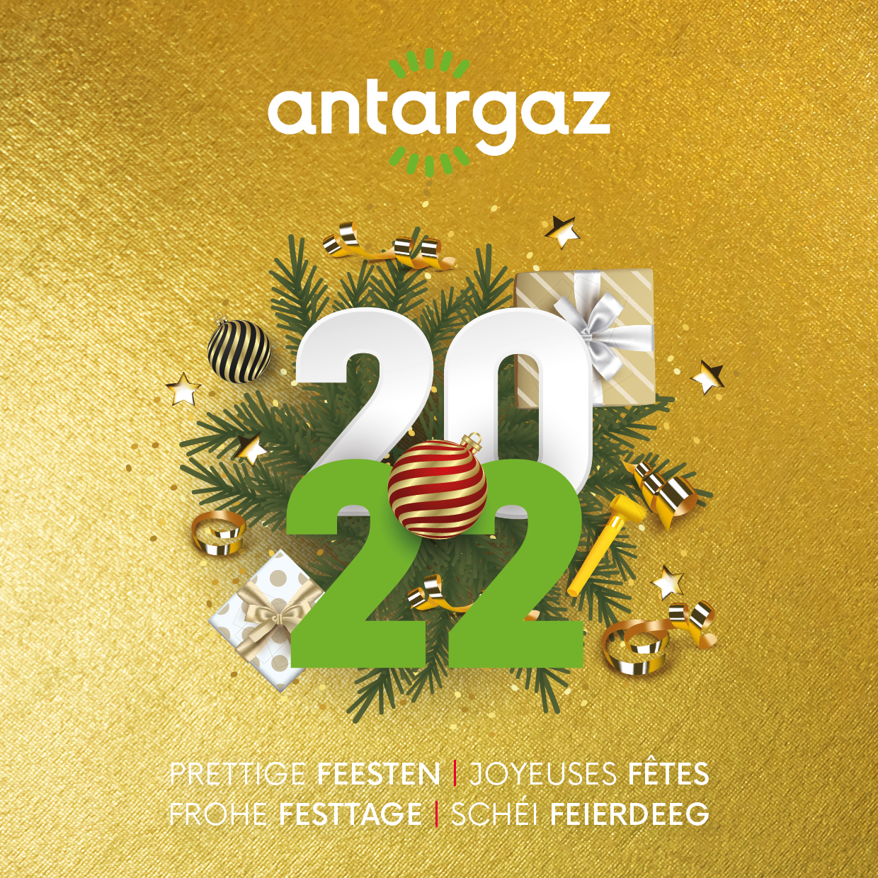 Happy new year merry christmas popup