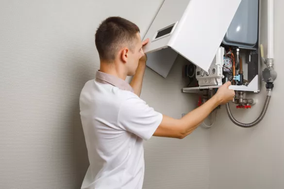 installateur bij gasboiler