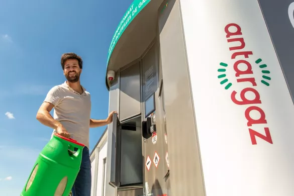 Gasflaschenautomat Brügge mit Calypso