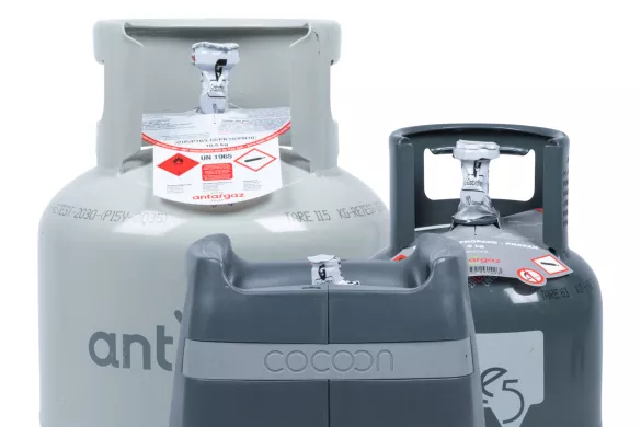gasflessen met Y0-verzegeling